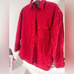 Vintage GAP floral button up top